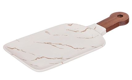 Блюдо Для Сервировки С Деревянной Ручкой Коллекция 